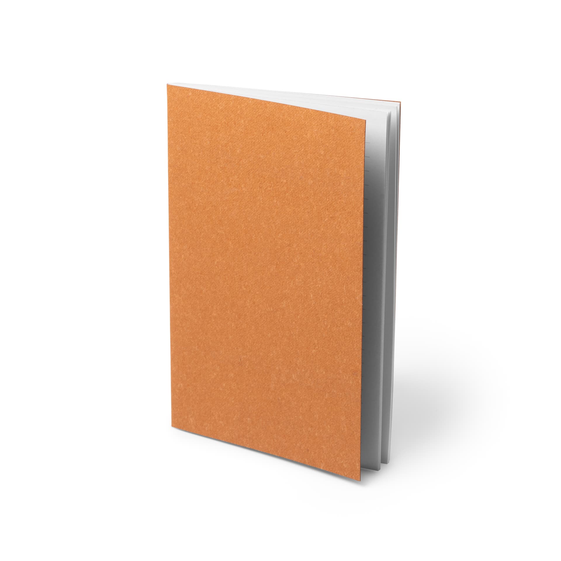 Libreta A5 de piel reciclada con 32 hojas a rayas