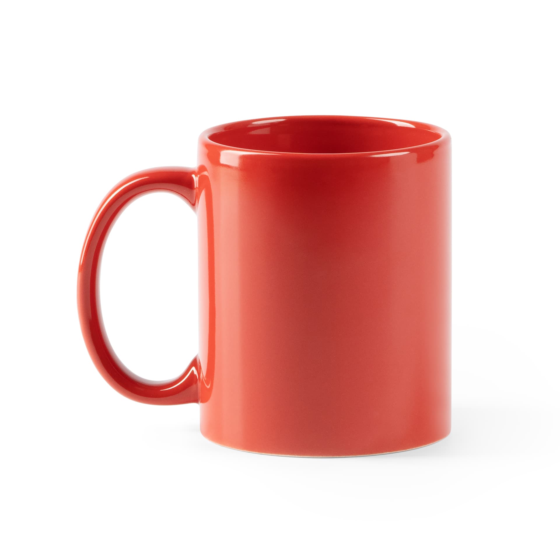 Taza de cerámica 370 ml colores vibrantes apta para microondas