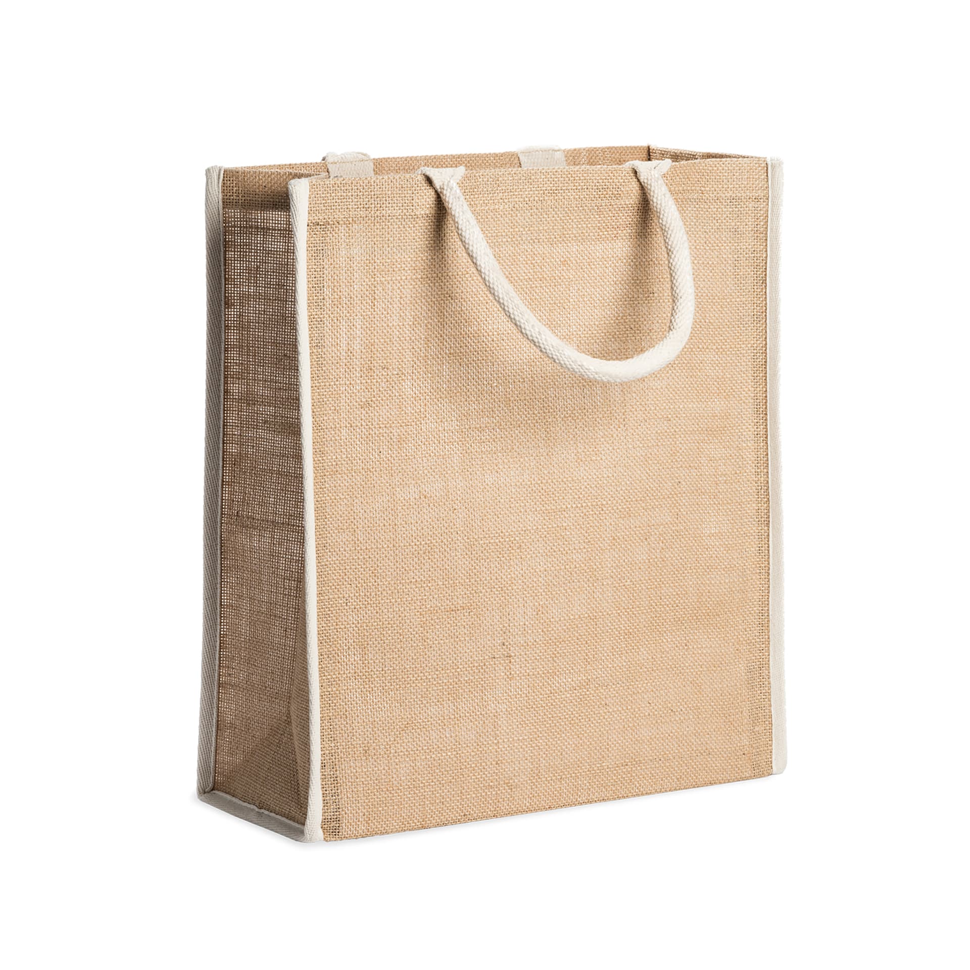 Mochila personalizada de yute natural ecológica y resistente