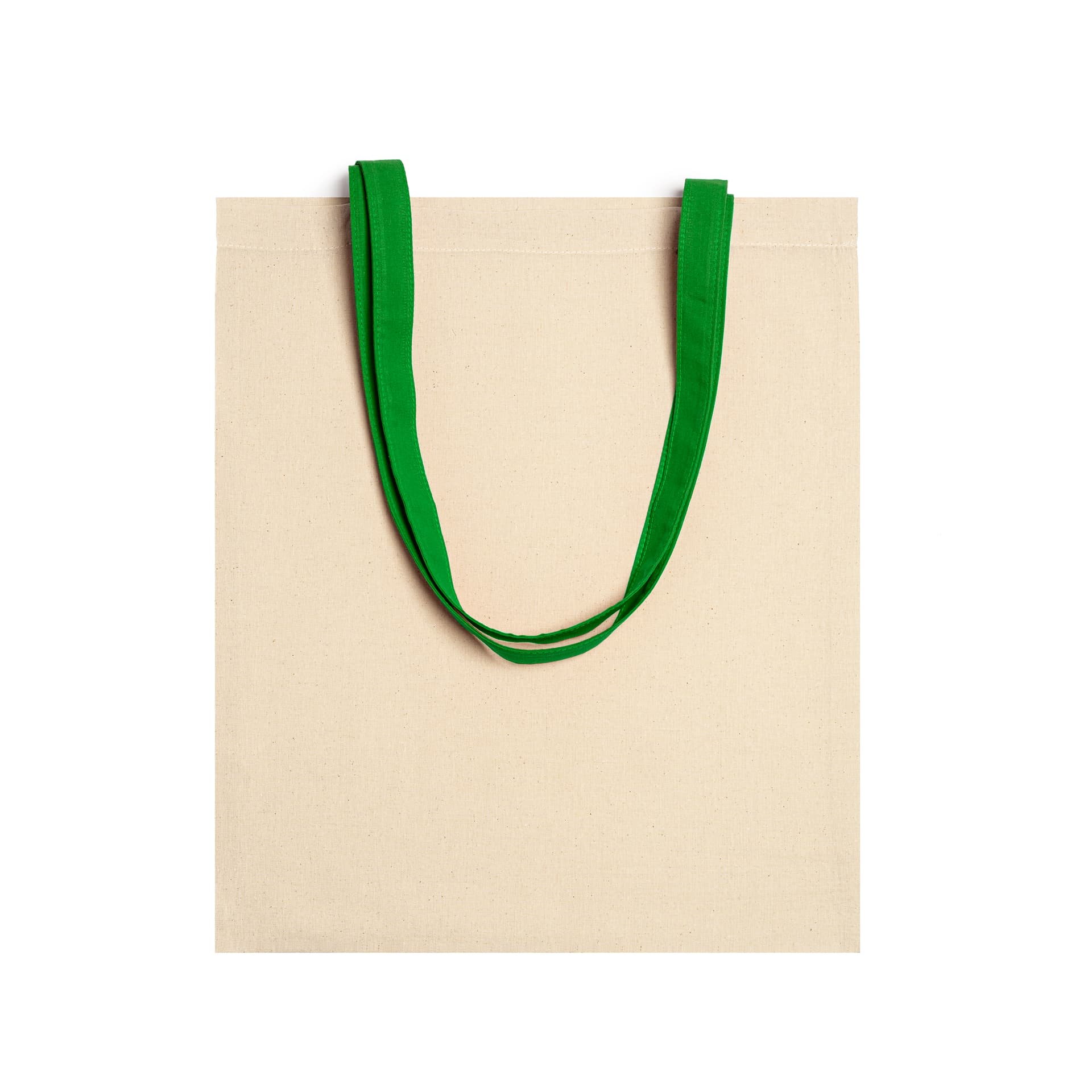 Mochila personalizada de algodón ecológico con asas largas