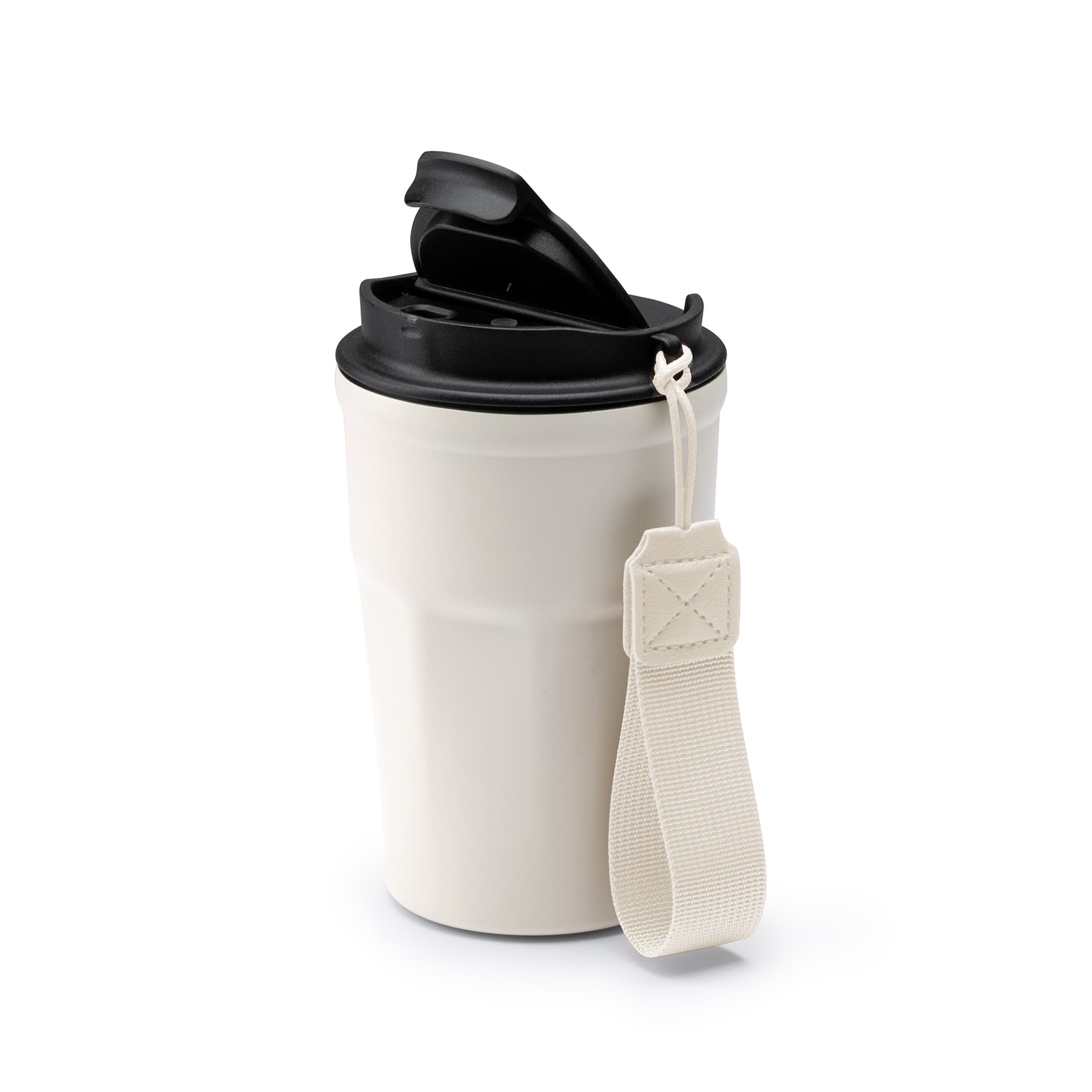 Vaso térmico de acero inoxidable 350 ml con tapa antiderrame