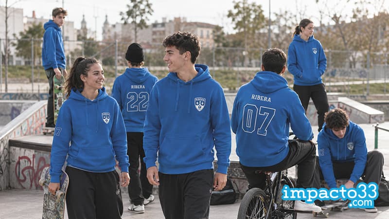 Sudaderas con Capucha Personalizadas Uniformes Informales Deportivos