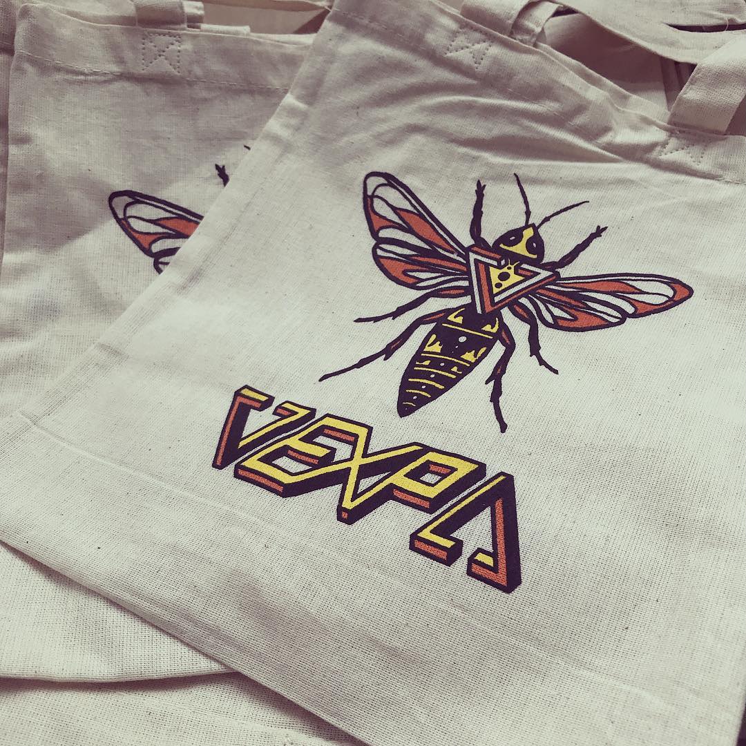 Bolsa impresa en serigrafia tinta agua