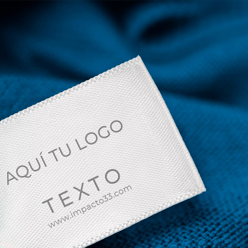 Etiquetas para ropa textiles personalizadas impacto33